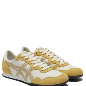 ONITSUKA TIGER Unisex SERRANO Cream & Wood Crepe Sneakers