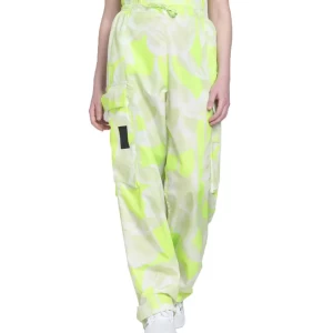 ADIDAS Green Printed Loose Fit Trackpants