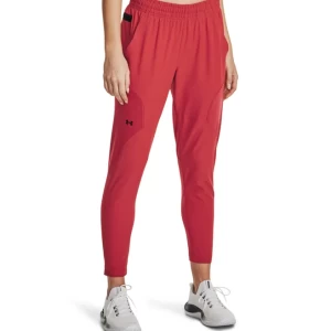 UNDER ARMOUR Red Unstoppable Loose Fit Trackpants