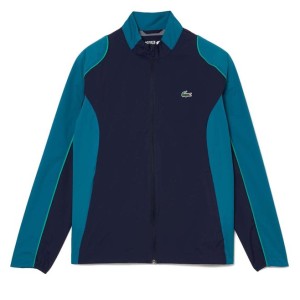 LACOSTE Blue Colour-Block Regular Fit Sports Jacket