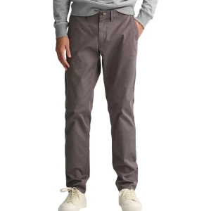 GANT Hallden Twill Slim Grey Mid Rise Chinos