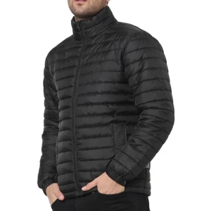 SELECTED HOMME Black Regular Fit Puffer Jacket