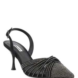 DUNE LONDON Women's CLOUDIA Embellished Black Back Strap Sandals