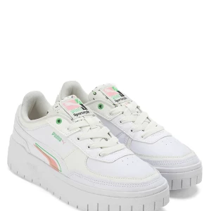 PUMA Women's Cali Dream Brand Love Perforated White Sneakers