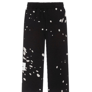 MSGM KIDS Black Printed Comfort Fit Joggers