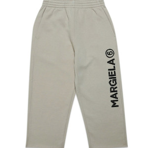 MM6 MAISON MARGIELA Kids Grey Logo Comfort Fit Trackpants