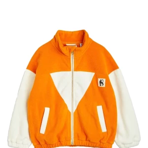 MINI RODINI Kids Orange Printed Comfort Fit Jacket