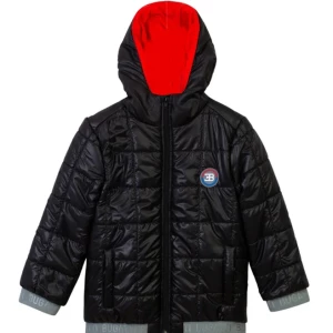 BUGATTI Kids Black Regular Fit Jacket