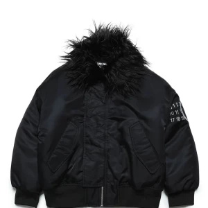 MM6 MAISON MARGIELA Kids Black Solid Fitted Jacket