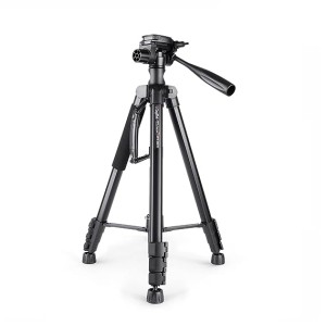 DIGITEK Platinum (DPTR 890 VD) (178 cm) Aluminum Light Weight Tripod with Fluid Video Head for DSLR & Video Cameras, Maximum Operating Height: 5.83Fee